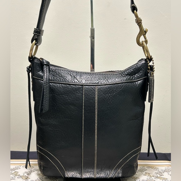 COACH Bleecker Leather Slim Duffle w/Convertible 2 Way Strap - Picture 3 of 11